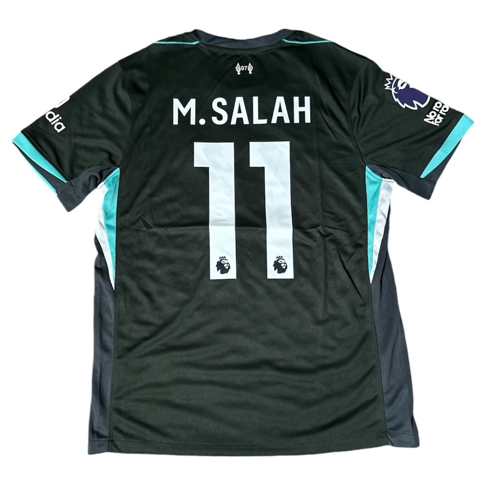 Nike Black and Teal Men's Jersey